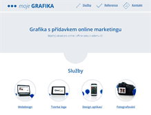 Tablet Screenshot of moje-grafika.cz